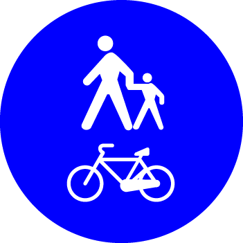4.4.3 "Pistă comună pentru pietoni şi biciclişti".